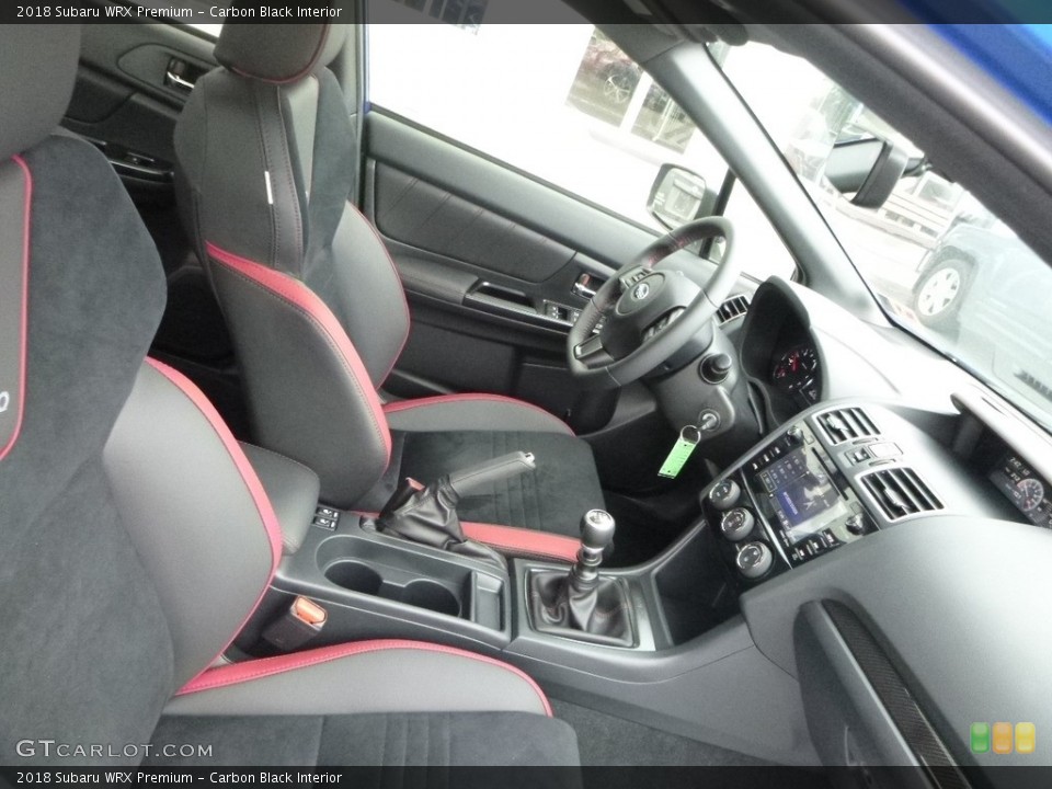 Carbon Black Interior Front Seat for the 2018 Subaru WRX Premium #127254996