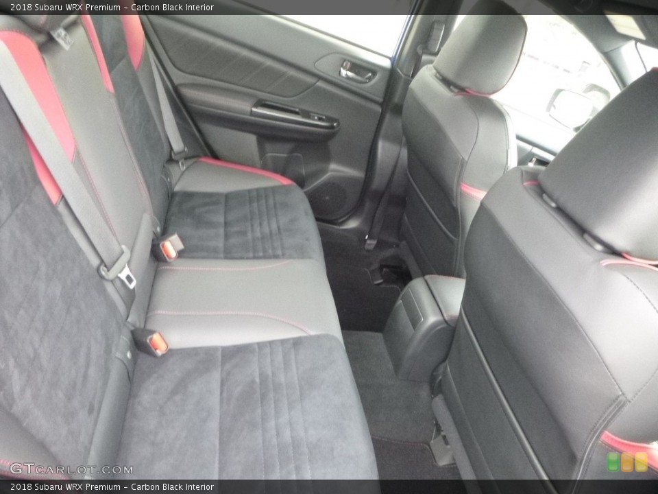 Carbon Black Interior Rear Seat for the 2018 Subaru WRX Premium #127255053