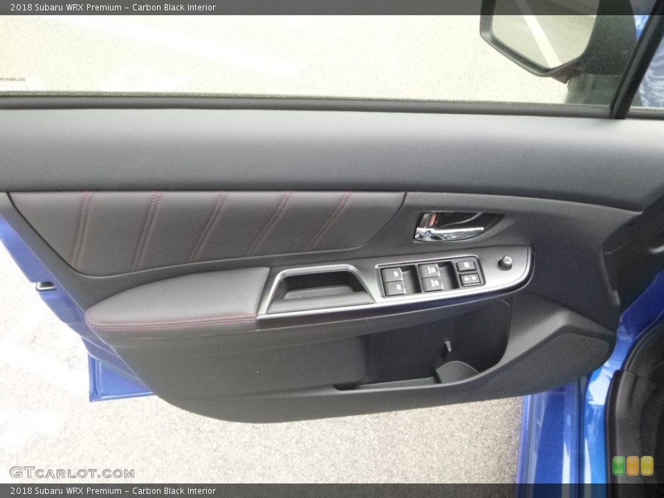 Carbon Black Interior Door Panel for the 2018 Subaru WRX Premium #127255077