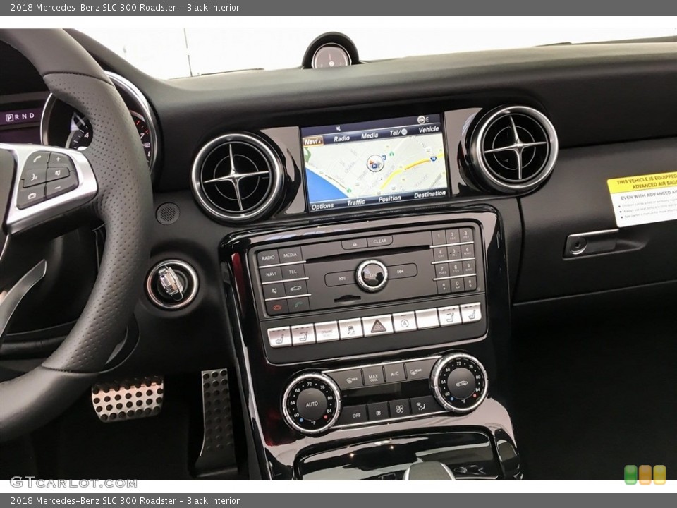Black Interior Controls for the 2018 Mercedes-Benz SLC 300 Roadster #127265514