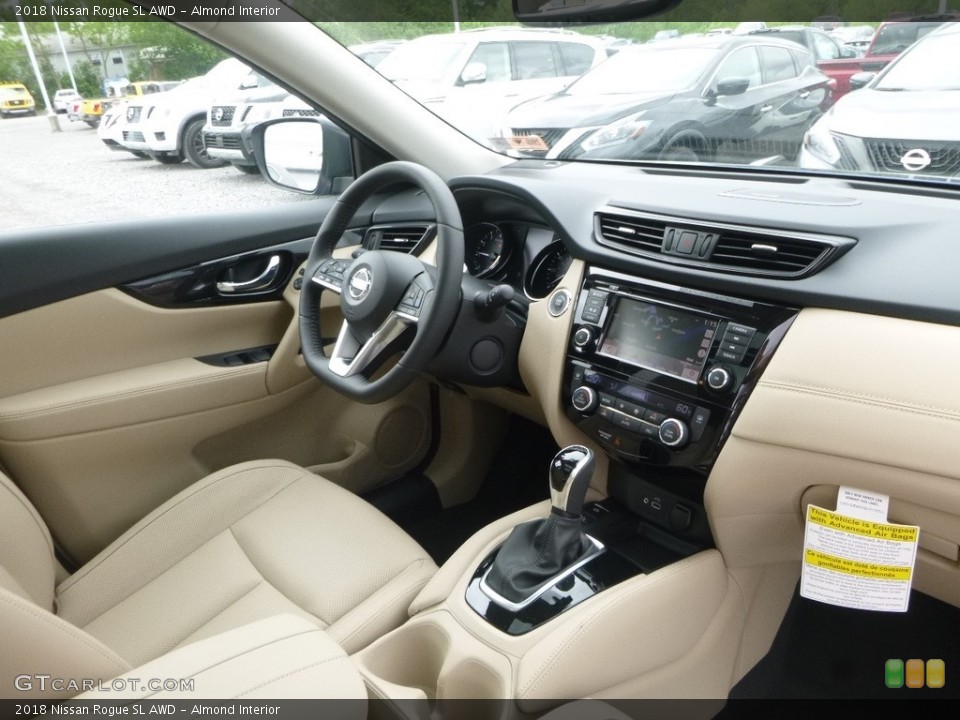 Almond Interior Dashboard for the 2018 Nissan Rogue SL AWD #127266078