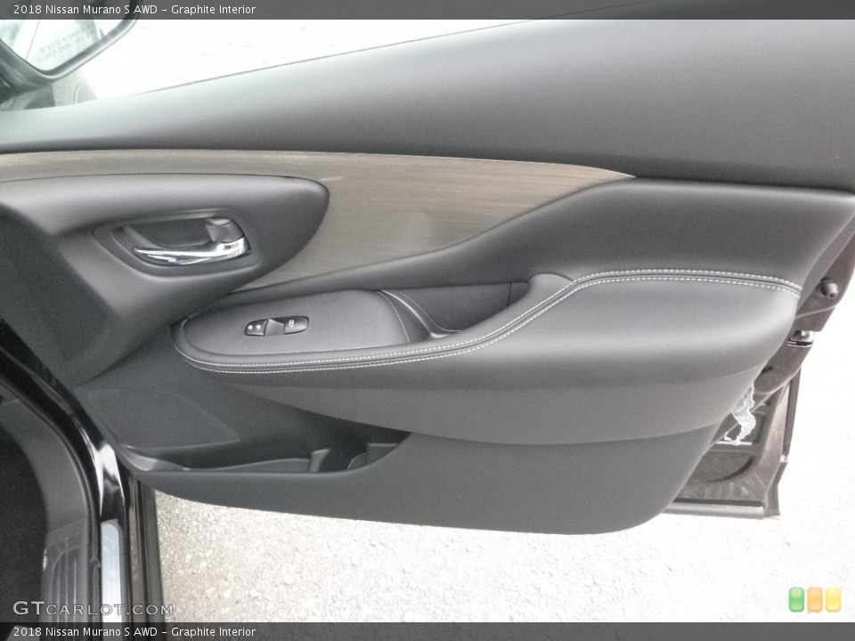 Graphite Interior Door Panel for the 2018 Nissan Murano S AWD #127267341