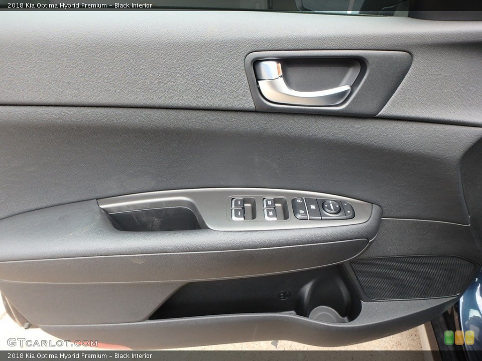 Black Interior Door Panel for the 2018 Kia Optima Hybrid Premium #127270389