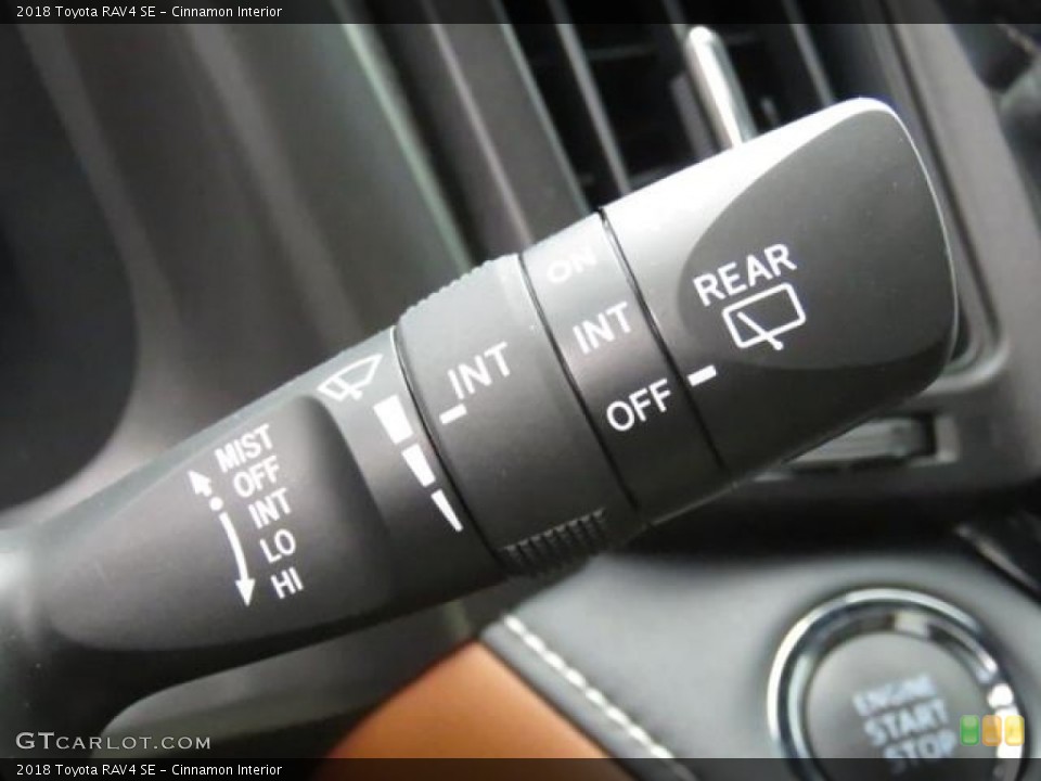 Cinnamon Interior Controls for the 2018 Toyota RAV4 SE #127275365