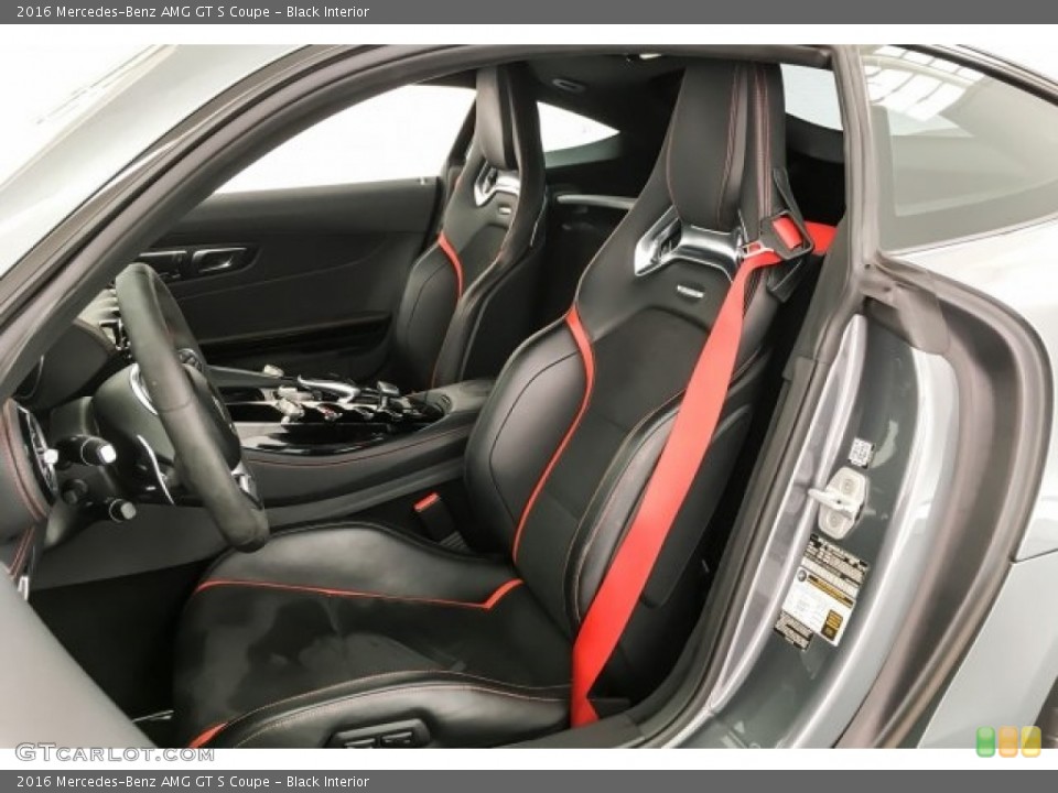 Black Interior Front Seat for the 2016 Mercedes-Benz AMG GT S Coupe #127278042