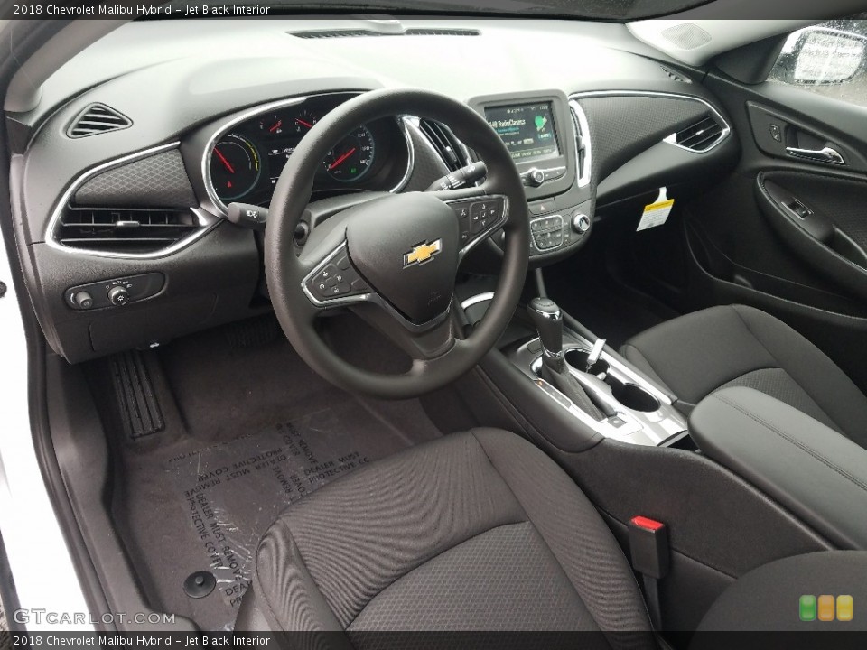 Jet Black Interior Photo for the 2018 Chevrolet Malibu Hybrid #127280179