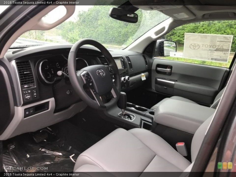Graphite Interior Photo for the 2018 Toyota Sequoia Limited 4x4 #127280698