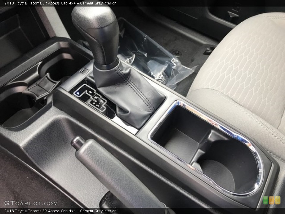 Cement Gray Interior Transmission for the 2018 Toyota Tacoma SR Access Cab 4x4 #127284643