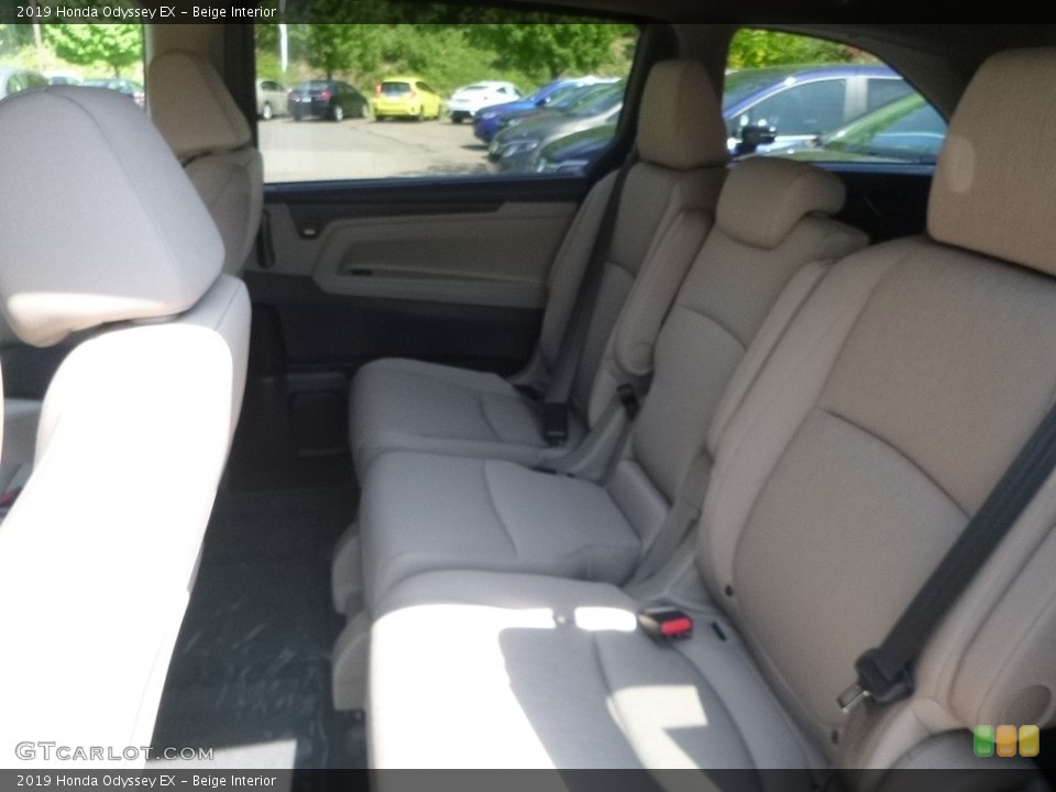 Beige Interior Rear Seat for the 2019 Honda Odyssey EX #127312667
