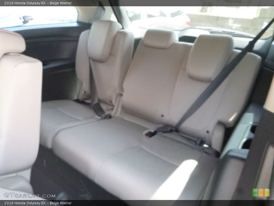 Beige Interior Rear Seat for the 2019 Honda Odyssey EX #127312676
