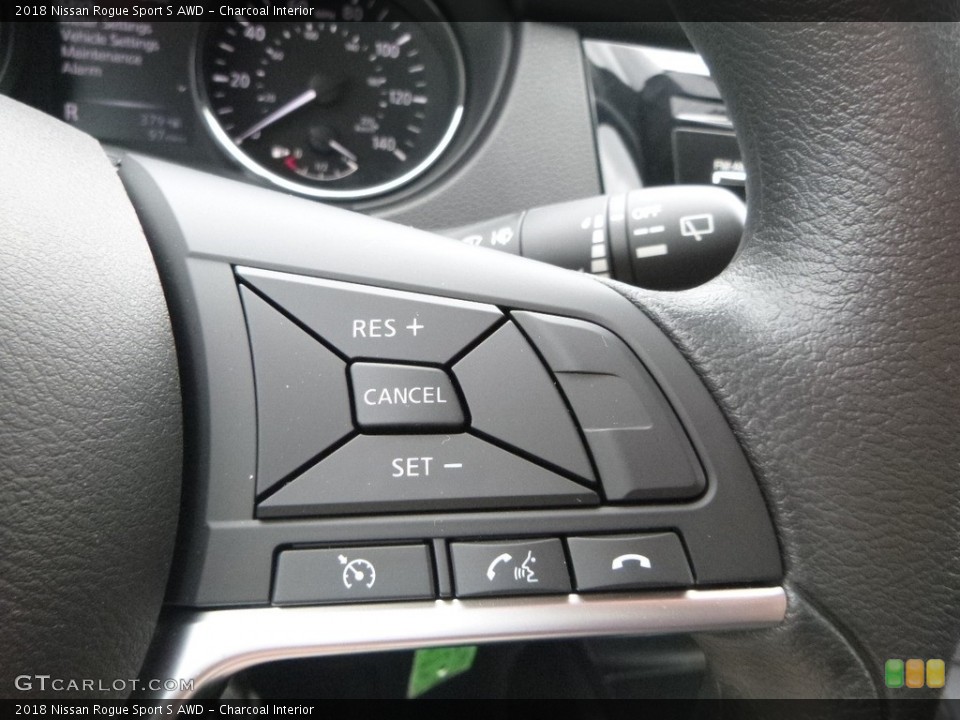 Charcoal Interior Controls for the 2018 Nissan Rogue Sport S AWD #127315583