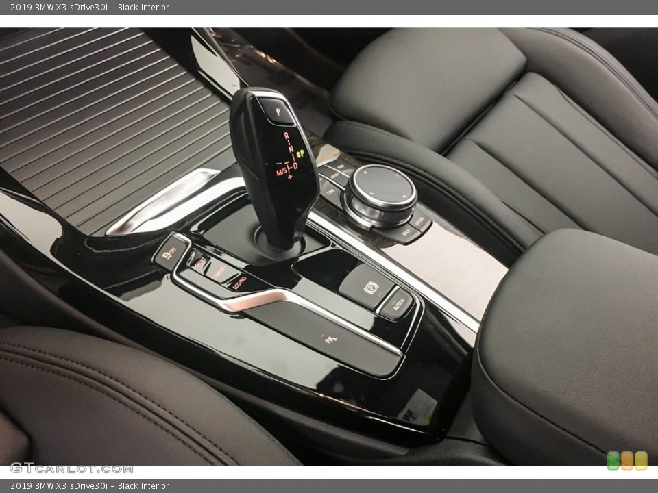 Black Interior Transmission for the 2019 BMW X3 sDrive30i #127319621