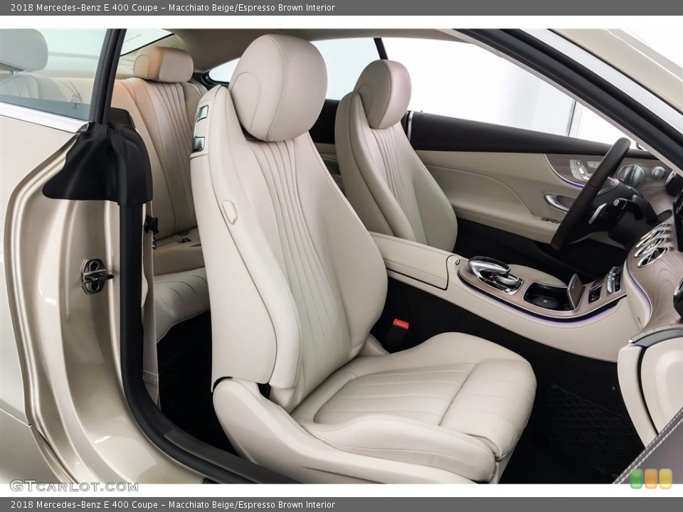 Macchiato Beige/Espresso Brown Interior Photo for the 2018 Mercedes-Benz E 400 Coupe #127323197