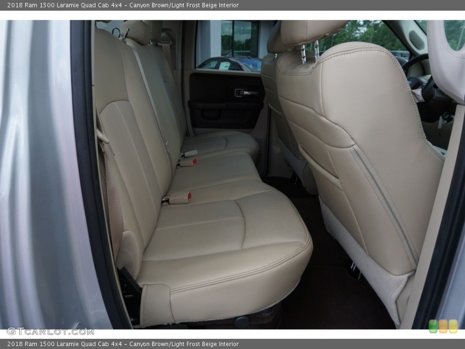 Canyon Brown/Light Frost Beige Interior Rear Seat for the 2018 Ram 1500 Laramie Quad Cab 4x4 #127329935