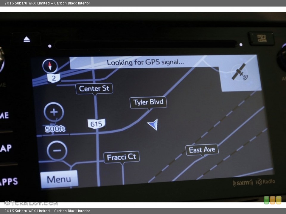 Carbon Black Interior Navigation for the 2016 Subaru WRX Limited #127335833