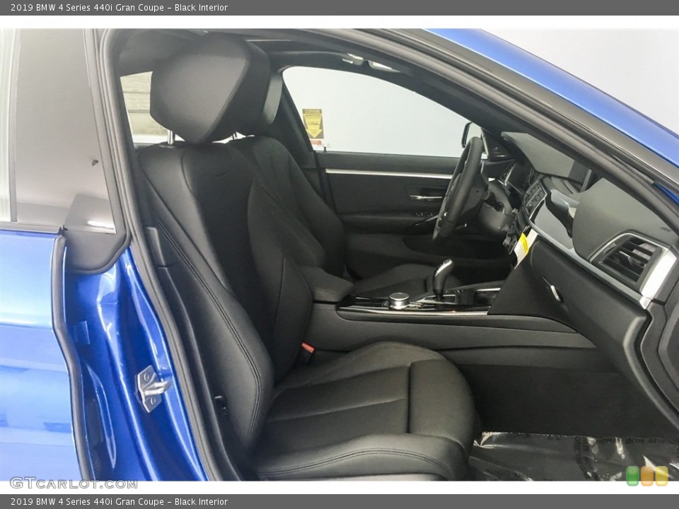 Black Interior Front Seat for the 2019 BMW 4 Series 440i Gran Coupe #127342937