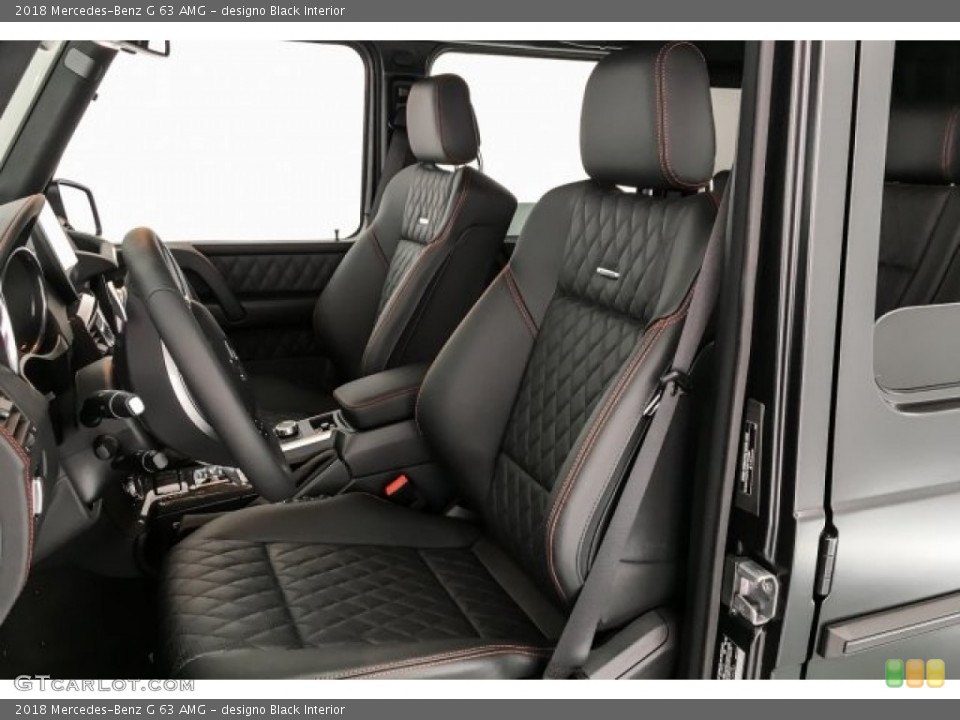 designo Black Interior Front Seat for the 2018 Mercedes-Benz G 63 AMG #127349168