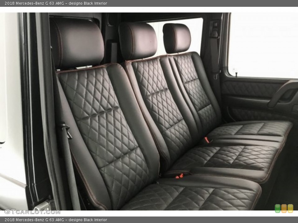 designo Black Interior Rear Seat for the 2018 Mercedes-Benz G 63 AMG #127349183