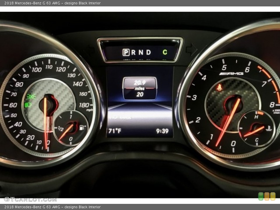 designo Black Interior Gauges for the 2018 Mercedes-Benz G 63 AMG #127349528