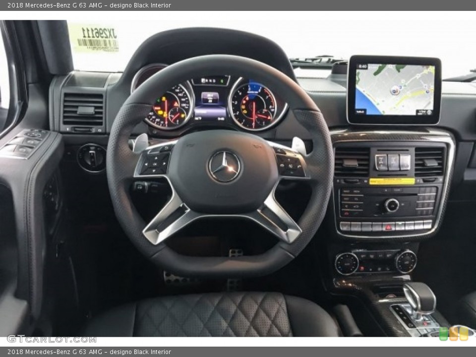 designo Black Interior Steering Wheel for the 2018 Mercedes-Benz G 63 AMG #127349597