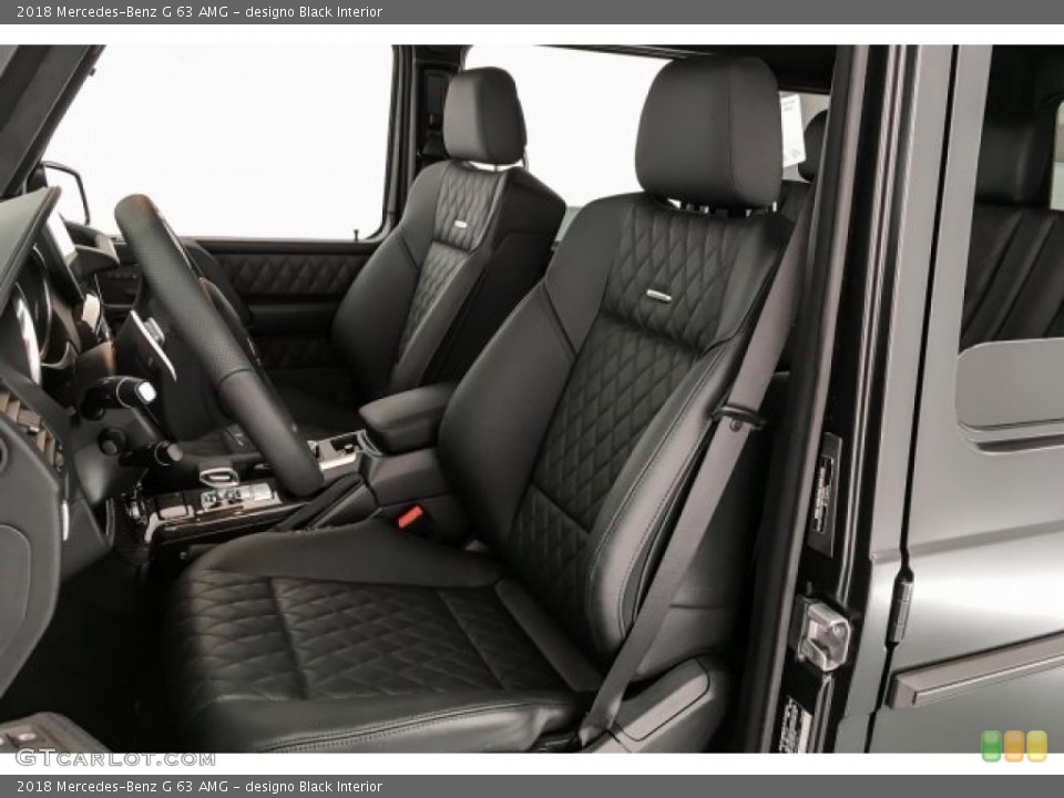 designo Black Interior Front Seat for the 2018 Mercedes-Benz G 63 AMG #127349773