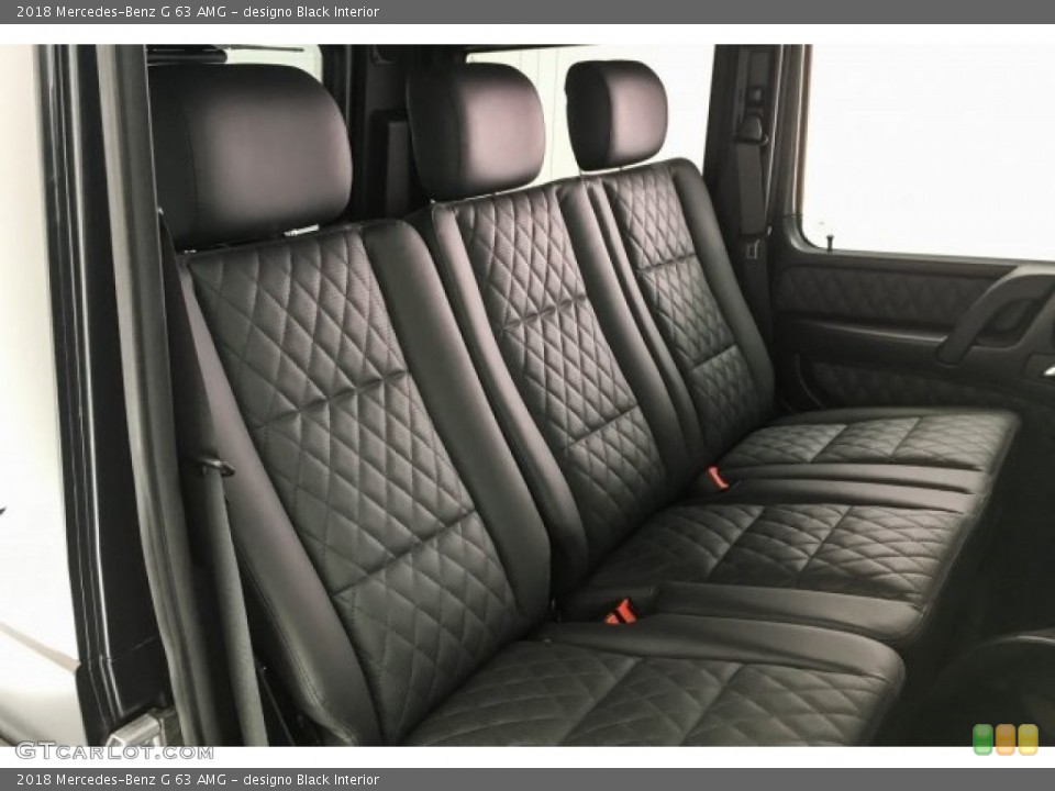 designo Black Interior Rear Seat for the 2018 Mercedes-Benz G 63 AMG #127349798