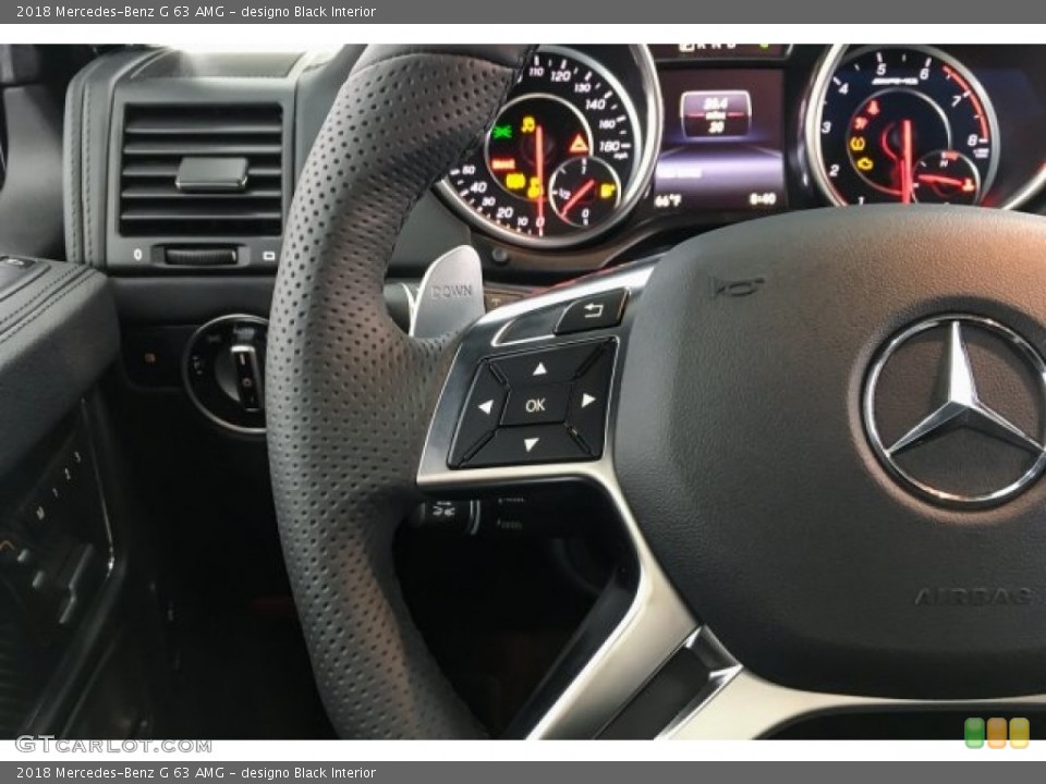 designo Black Interior Steering Wheel for the 2018 Mercedes-Benz G 63 AMG #127349849
