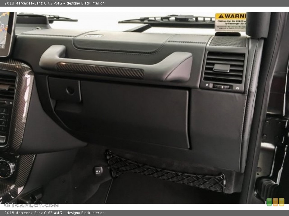 designo Black Interior Dashboard for the 2018 Mercedes-Benz G 63 AMG #127349999