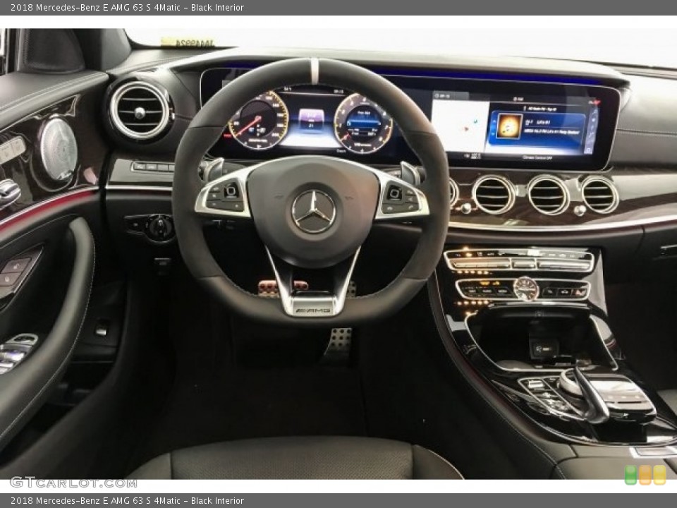 Black Interior Dashboard for the 2018 Mercedes-Benz E AMG 63 S 4Matic #127350803