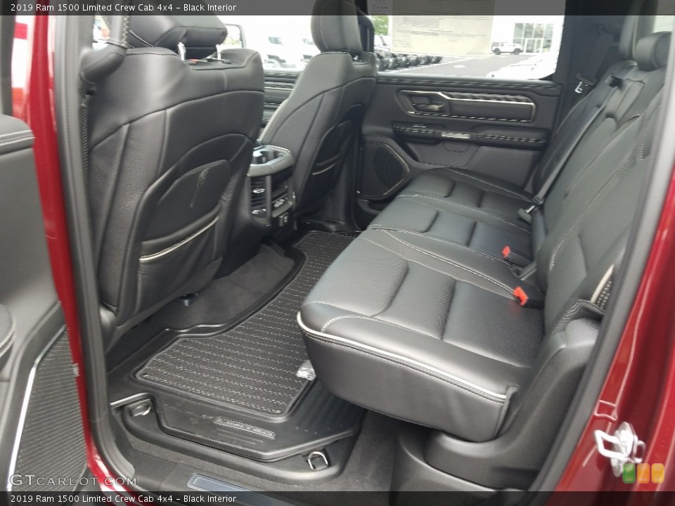 Black Interior Rear Seat for the 2019 Ram 1500 Limited Crew Cab 4x4 #127352933
