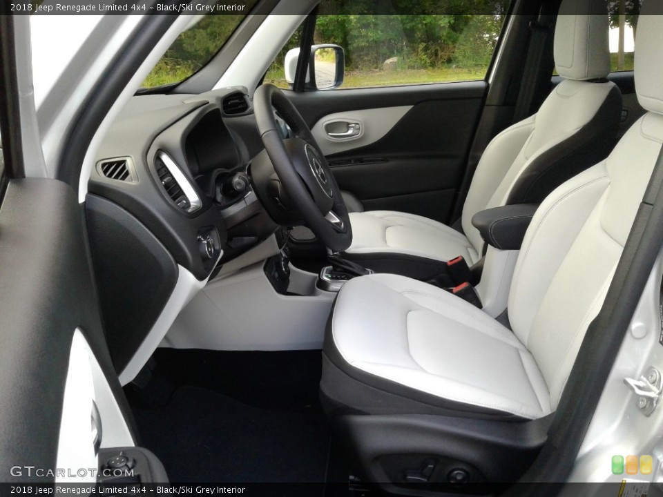 Black/Ski Grey Interior Photo for the 2018 Jeep Renegade Limited 4x4 #127354865