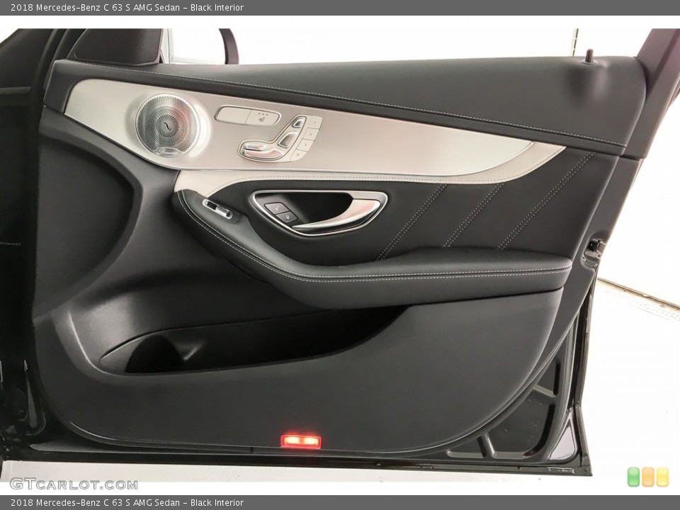 Black Interior Door Panel for the 2018 Mercedes-Benz C 63 S AMG Sedan #127365628