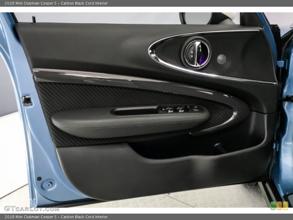 Carbon Black Cord Interior Door Panel for the 2018 Mini Clubman Cooper S #127373935