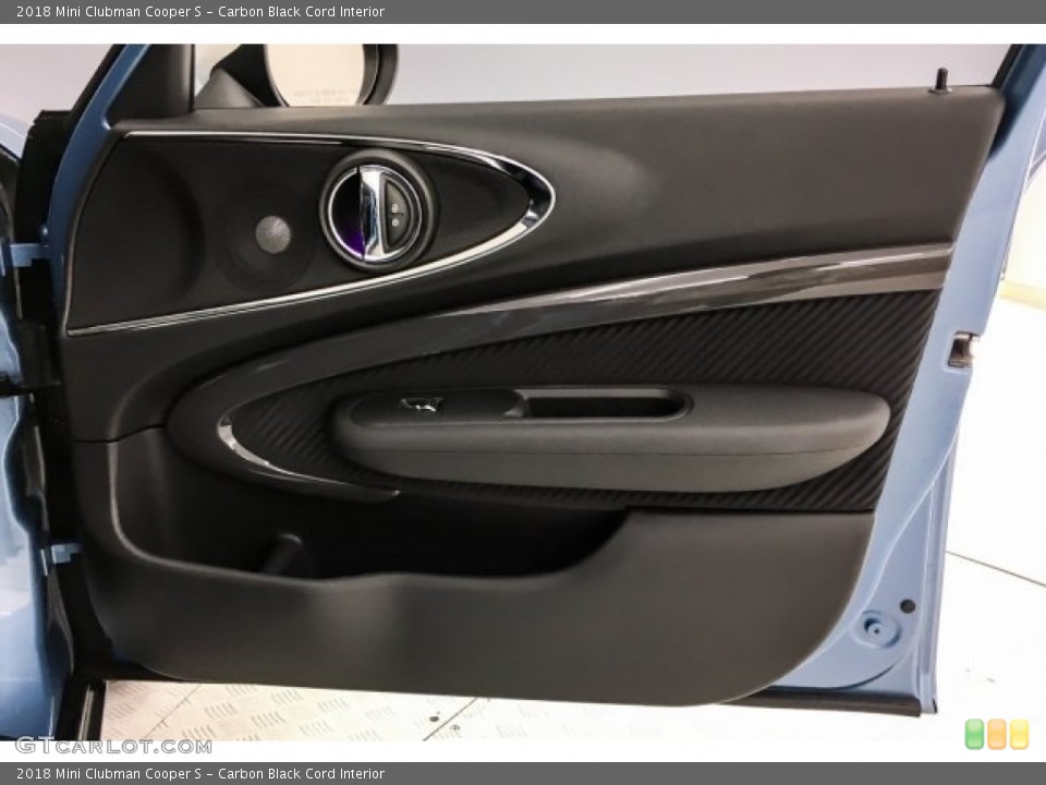 Carbon Black Cord Interior Door Panel for the 2018 Mini Clubman Cooper S #127374008