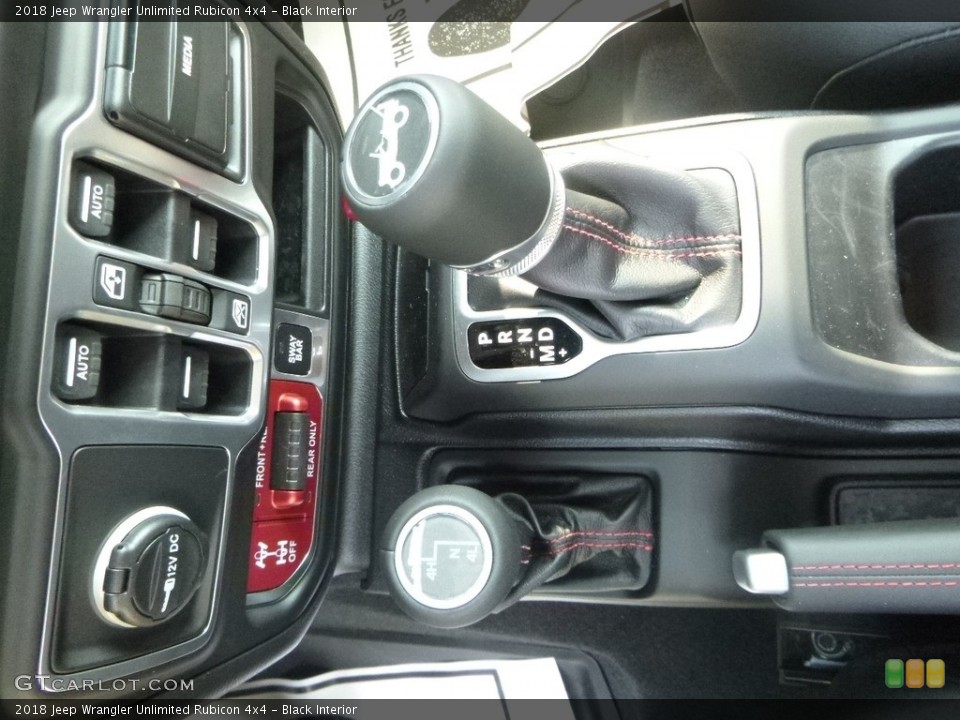 Black Interior Transmission for the 2018 Jeep Wrangler Unlimited Rubicon 4x4 #127377343