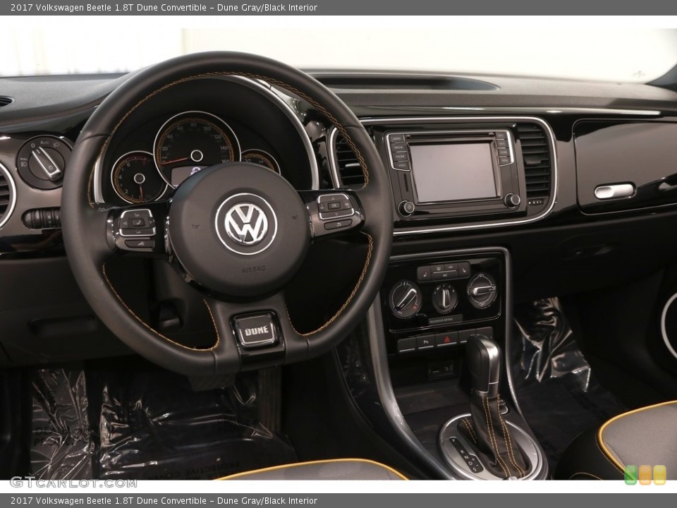 Dune Gray/Black Interior Dashboard for the 2017 Volkswagen Beetle 1.8T Dune Convertible #127381781