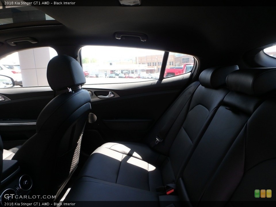 Black Interior Rear Seat for the 2018 Kia Stinger GT1 AWD #127383260