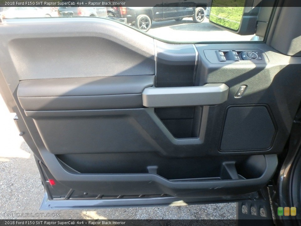 Raptor Black Interior Door Panel for the 2018 Ford F150 SVT Raptor SuperCab 4x4 #127390349