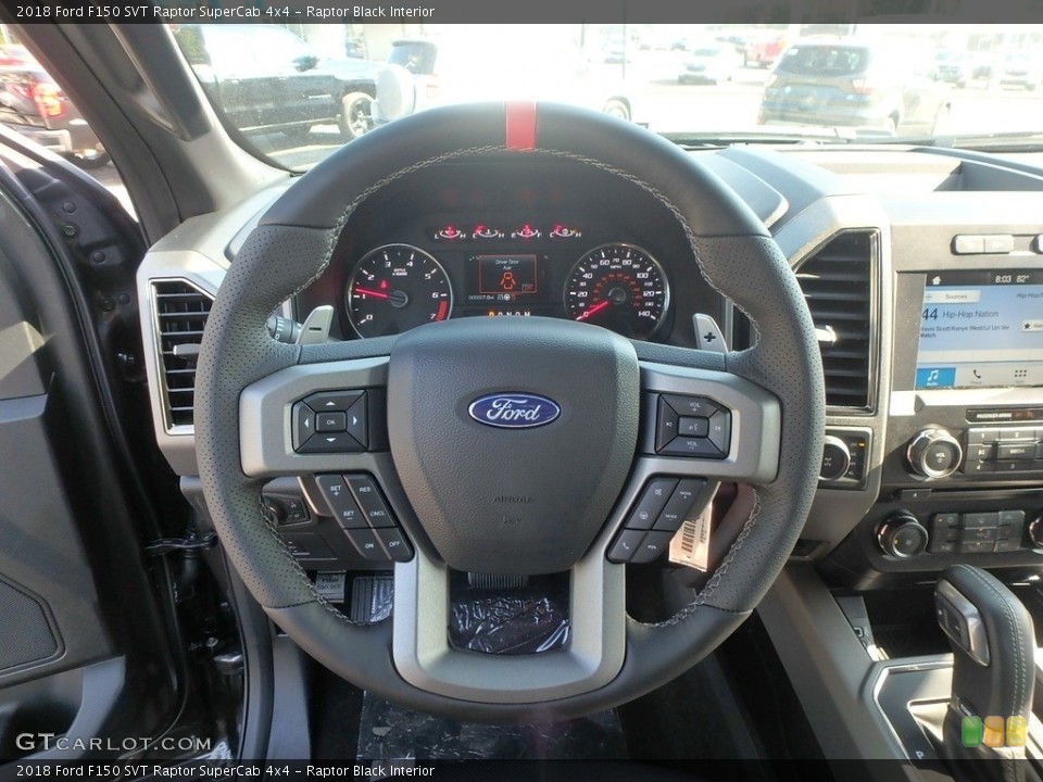 Raptor Black Interior Steering Wheel for the 2018 Ford F150 SVT Raptor SuperCab 4x4 #127390430