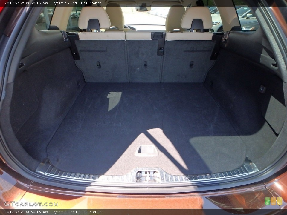 Soft Beige Interior Trunk for the 2017 Volvo XC60 T5 AWD Dynamic #127391489