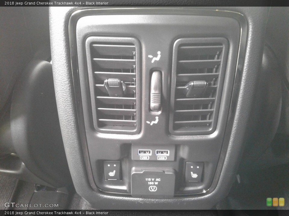 Black Interior Controls for the 2018 Jeep Grand Cherokee Trackhawk 4x4 #127396844