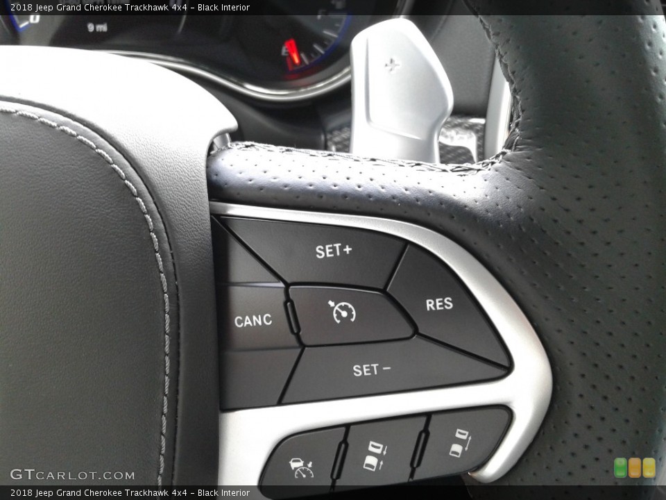 Black Interior Controls for the 2018 Jeep Grand Cherokee Trackhawk 4x4 #127397033