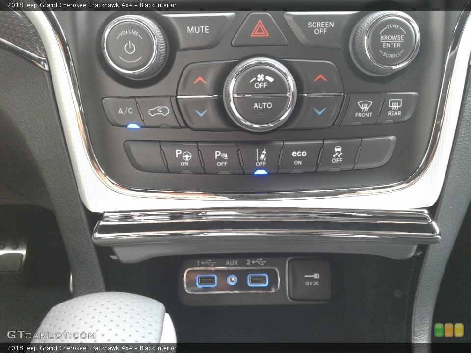 Black Interior Controls for the 2018 Jeep Grand Cherokee Trackhawk 4x4 #127397351