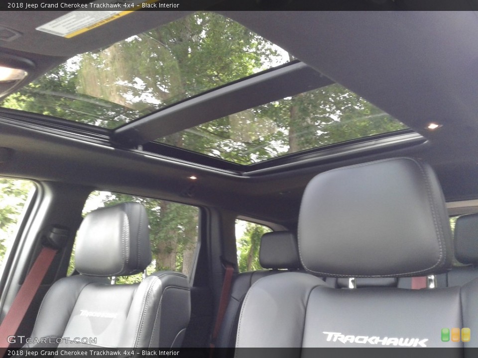Black Interior Sunroof for the 2018 Jeep Grand Cherokee Trackhawk 4x4 #127397423