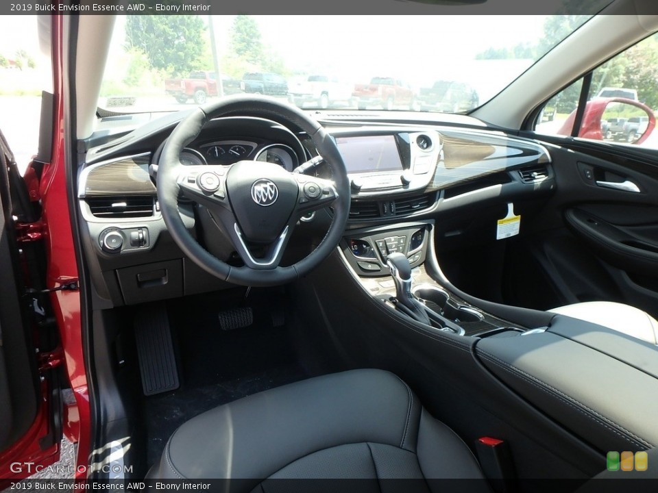 Ebony Interior Photo for the 2019 Buick Envision Essence AWD #127398377