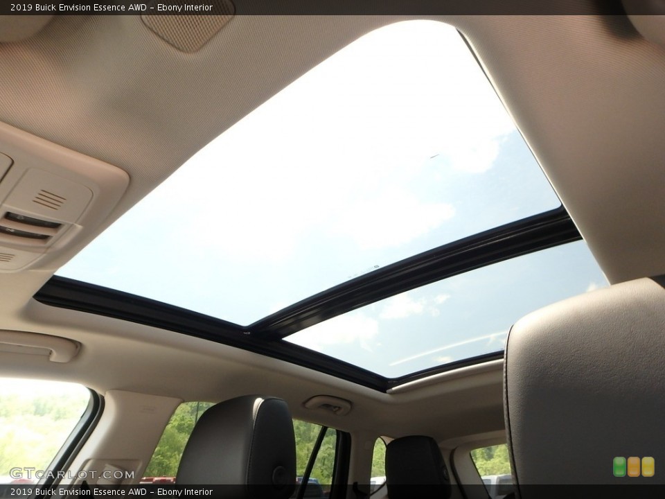 Ebony Interior Sunroof for the 2019 Buick Envision Essence AWD #127398419