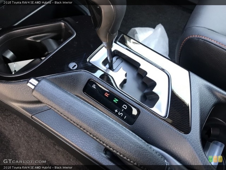 Black Interior Transmission for the 2018 Toyota RAV4 SE AWD Hybrid #127398935