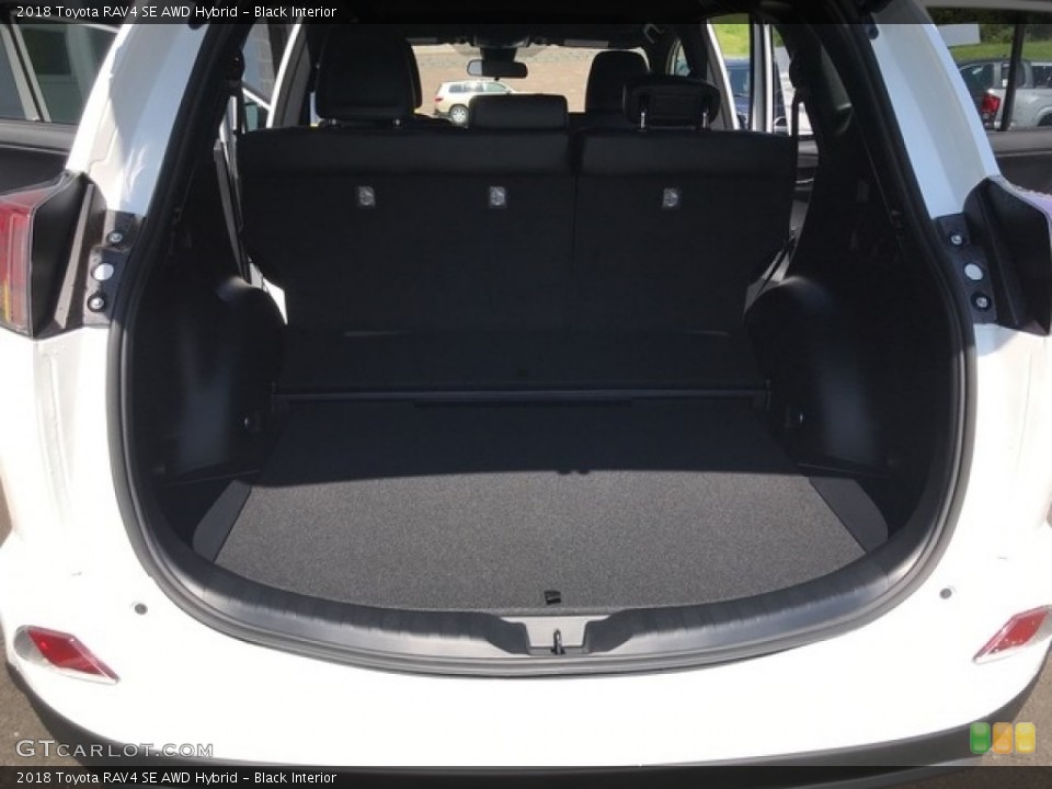 Black Interior Trunk for the 2018 Toyota RAV4 SE AWD Hybrid #127398971