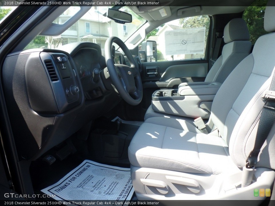 Dark Ash/Jet Black Interior Front Seat for the 2018 Chevrolet Silverado 2500HD Work Truck Regular Cab 4x4 #127400843