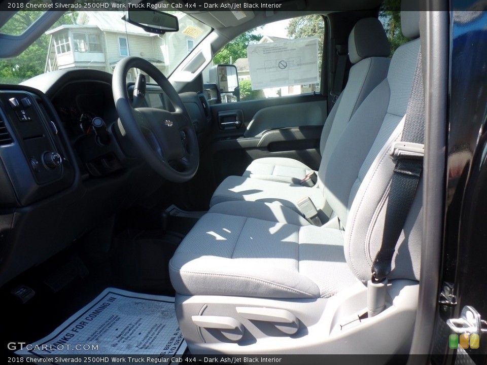 Dark Ash/Jet Black Interior Front Seat for the 2018 Chevrolet Silverado 2500HD Work Truck Regular Cab 4x4 #127400849